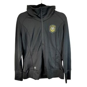 OGIO Endurance Black Full Zip Jacket Ladies L 50th Anniversary Logo Athletic